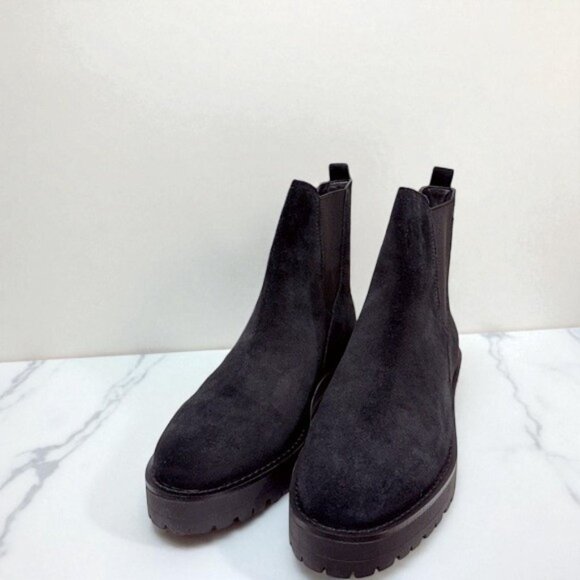 NIB Sam Edelman Womens Judah Black Stretch Booties Shoes - Picture 8 of 10